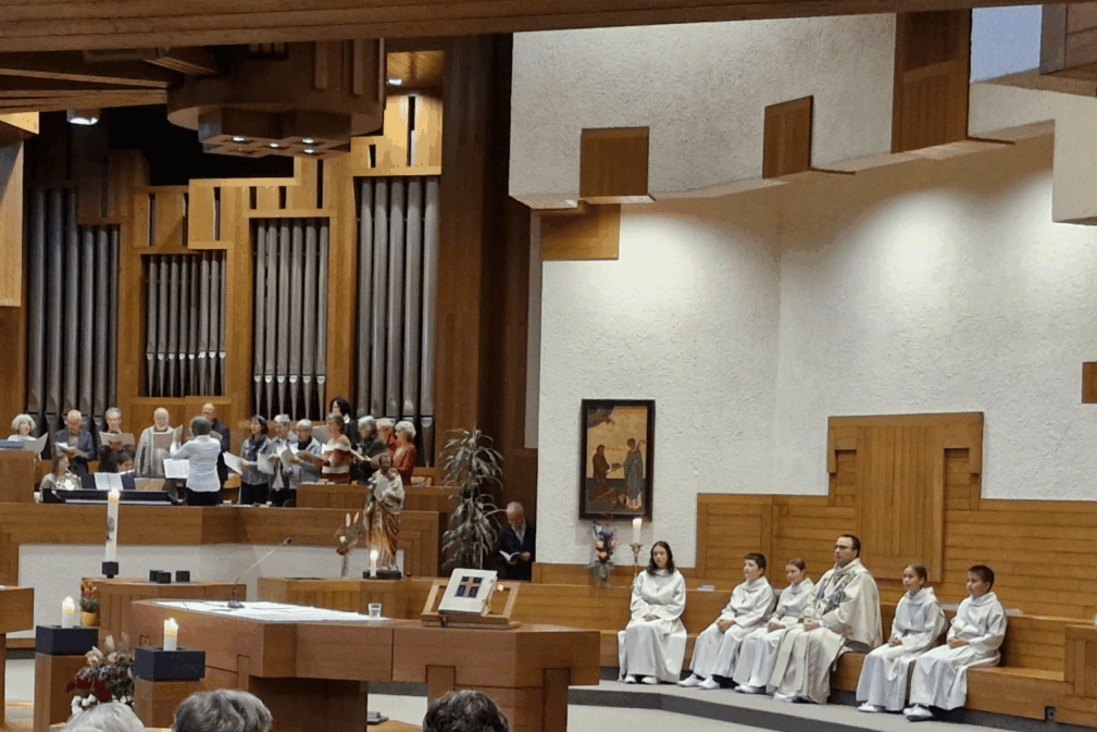 Gottesdienst mit Verabschiedung der Minis